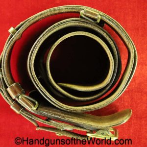 British, Sam Browne, Belt, brown, leather, with brass fittings, Boer War, WWI, era, WW1, original, collectible, Britain, UK, English, England, United Kingdom