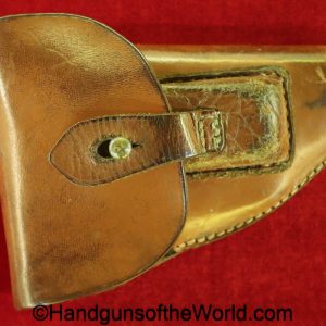 Browning, FN, 1905, 1906, Holster, original, collectible, unmarked, brown, leather, real, vintage, old, Belgian, Belgium, Model, handgun, pistol, hand gun