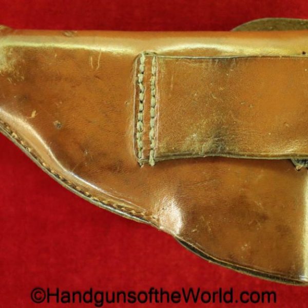 Browning, FN, 1905, 1906, Holster, original, collectible, unmarked, brown, leather, real, vintage, old, Belgian, Belgium, Model, handgun, pistol, hand gun