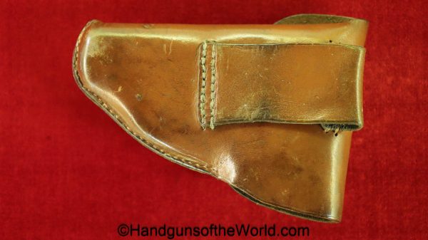 Browning, FN, 1905, 1906, Holster, original, collectible, unmarked, brown, leather, real, vintage, old, Belgian, Belgium, Model, handgun, pistol, hand gun