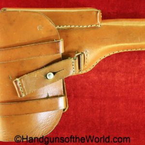 Browning, FN, 1922, Holster, WWII, Luftwaffe, brown, leather, Theuermann, dropping, pattern, German, WW2, Eagle 2, E/2, original, collectible, Germany, old
