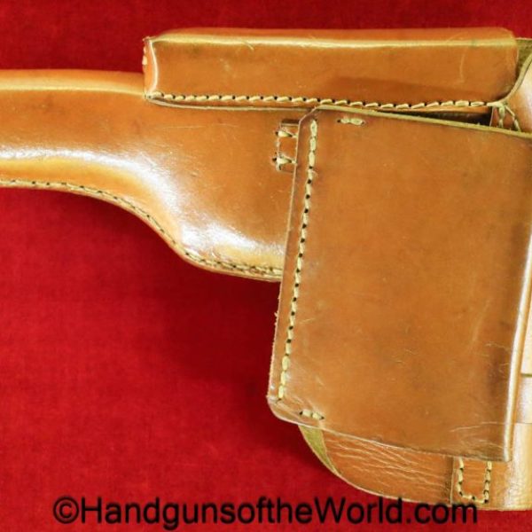 Browning, FN, 1922, Holster, WWII, Luftwaffe, brown, leather, Theuermann, dropping, pattern, German, WW2, Eagle 2, E/2, original, collectible, Germany, old