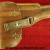 Browning, FN, 1922, Holster, WWII, Luftwaffe, brown, leather, Theuermann, dropping, pattern, German, WW2,  JSD, 1943, Eagle 21, E/21, original, collectible