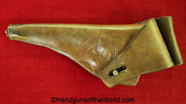 Colt, 1892, 1903, Revolver, Holster, brown, leather, US, 1903, EHS-AA, original, collectible, model, American, Americana, America, USA, handgun, hand gun