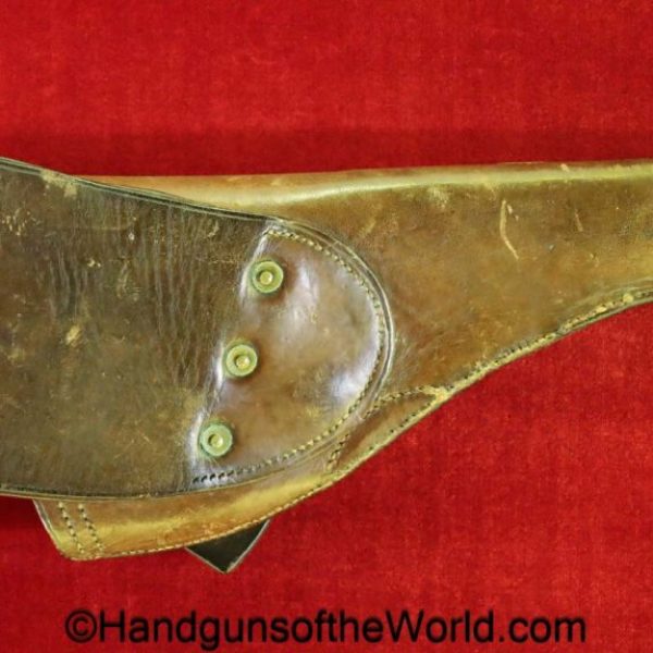 Colt, 1892, 1903, Revolver, Holster, brown, leather, US, 1903, EHS-AA, original, collectible, model, American, Americana, America, USA, handgun, hand gun