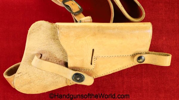 Colt, 1911A1, Shoulder Holster, WWII, Era, WW2, Shoulder, holster, 1911, tan, leather, US, Boyt, USA, American, Americana, America, 45, .45, real, vintage