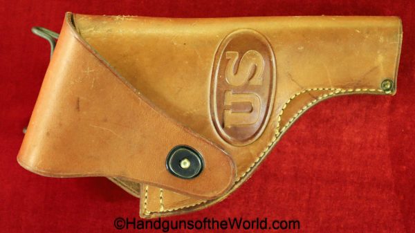 US, Revolver, Holster, with Belt, Brown, leather, RIA-MRT-11.53, M1936, green, canvas, original, collectible, Americana, 38, .38, 1953, American, USA