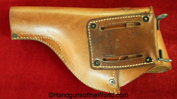 US, Revolver, Holster, with Belt, Brown, leather, RIA-MRT-11.53, M1936, green, canvas, original, collectible, Americana, 38, .38, 1953, American, USA