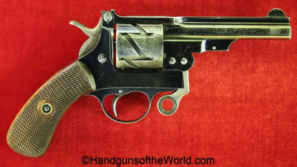 Mauser, 1878, Zig-Zag, Revolver, 7.6mm, German, Germany, Antique, Non-FFL, Non FFL, 7.6, Small, Frame, Zig, Zag, Zig Zag, Model, handgun, collectible