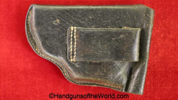 Mann, WT-1921, Holster, unmarked, brown, leather, original, collectible, WT, 1920, 1921, WT-, handgun, pistol, German, Germany, real, old, vintage