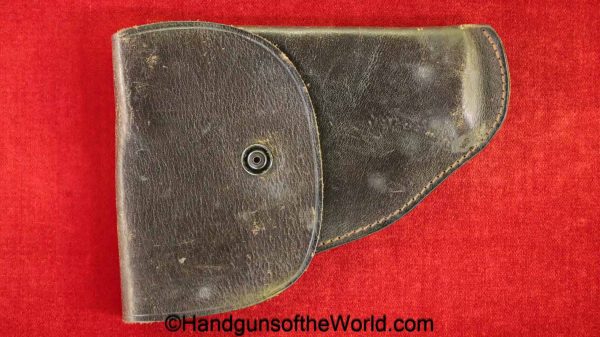 Haenel Schmeisser, Model 1, Holster, brown, leather, pocket, pattern, original, collectible, Akah, German, Germany, Haenel, Schmeisser, Model I, Model, I, 1