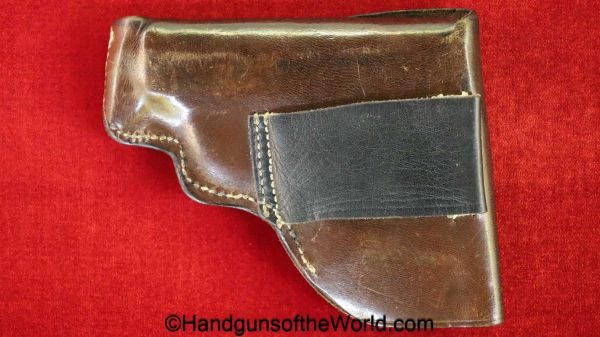 Sauer, WTM, Model 28, Holster, unmarked, brown, leather, original, collectible, German, Germany, Model, 28, WTM28, WTM 28, WTM-28, 1928, vintage, old, real