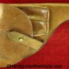 Savage, 1907, Holster, Portuguese, brown, leather, AE, Portugal, WWI, WW1, original, collectible, handgun, pistol, hand gun, Model, real, old, vintage