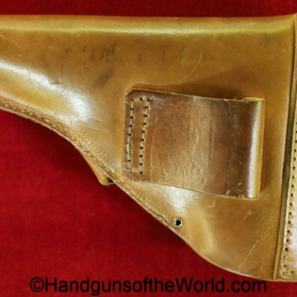 17, Collectible, German, Germany, holster, Kreigsmodell, Kriegsmodell, Leather, Model, Model 17, Old, Original, Real, Tan, Unique, Vintage, WaAD20, WW2, WWII