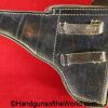 Walther, P-38, Holster, German, WWII, Dated, 1941, Black, leather, hardshell, EWX, WaA195, WaA 195, P38, P.38, P 38, original, collectible, Germany, WW2