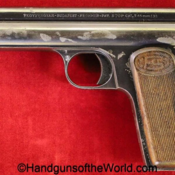 Frommer, Stop, 7.65mm, German, WWI, Imperial, Proofed, Germany, WW1, handgun, pistol, C&R, collectible, pocket, 7.65, 32, .32, acp, auto, Hungarian