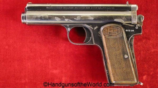 Frommer, Stop, 7.65mm, German, WWI, Imperial, Proofed, Germany, WW1, handgun, pistol, C&R, collectible, pocket, 7.65, 32, .32, acp, auto, Hungarian
