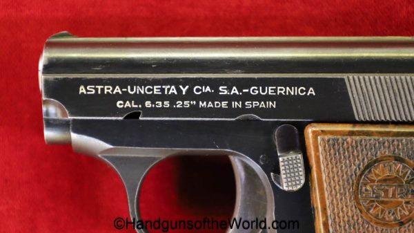 Astra, Cub, 6.35mm, 1968, with Box, Boxed, Spain, Spanish, handgun, pistol, C&R, collectible, VP, Vest Pocket, 6.35, 25, .25, acp, auto, vintage