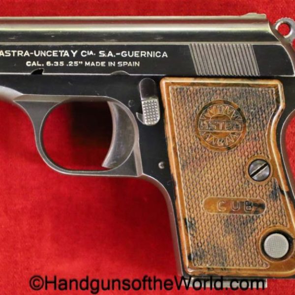 Astra, Cub, 6.35mm, 1968, with Box, Boxed, Spain, Spanish, handgun, pistol, C&R, collectible, VP, Vest Pocket, 6.35, 25, .25, acp, auto, vintage
