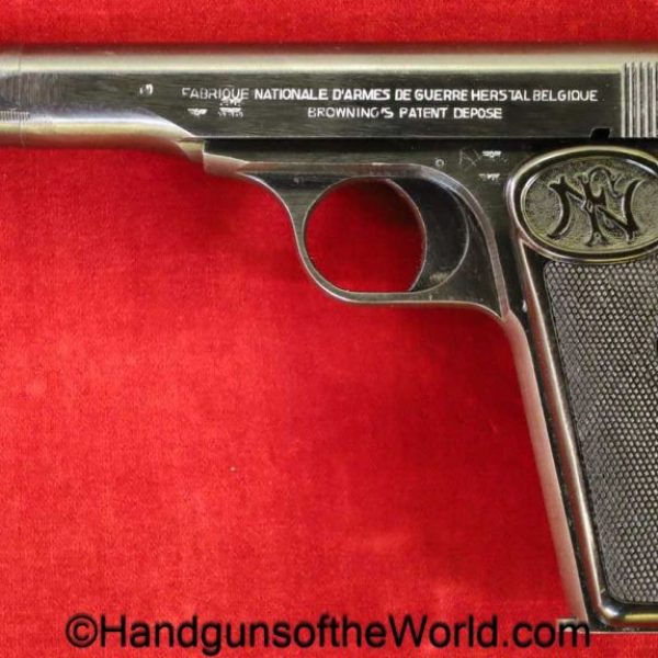 FN, 1922, Browning, 7.65mm, German, WWII, Full Rig, with Capture Paper, Germany, WW2, handgun, pistol, C&R, collectible, 7.65, 32, .32, acp, auto