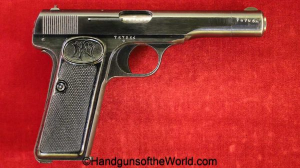 FN, 1922, Browning, 7.65mm, German, WWII, Full Rig, with Capture Paper, Germany, WW2, handgun, pistol, C&R, collectible, 7.65, 32, .32, acp, auto