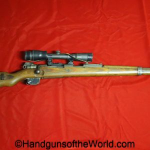 Gustloff Werke, Model 98, 8mm, Long Side Rail, Sniper, Rifle, K98, K98k, 98k, German, Germany, WWII, WW2, 45, 1945, bcd, high turret, turret, C&R, collectible