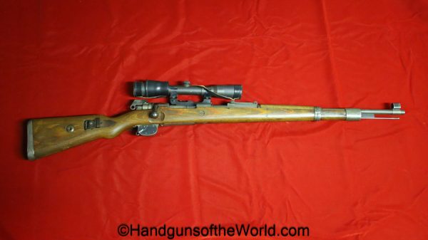 Gustloff Werke, Model 98, 8mm, Long Side Rail, Sniper, Rifle, K98, K98k, 98k, German, Germany, WWII, WW2, 45, 1945, bcd, high turret, turret, C&R, collectible