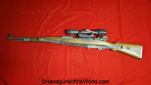 Gustloff Werke, Model 98, 8mm, Long Side Rail, Sniper, Rifle, K98, K98k, 98k, German, Germany, WWII, WW2, 45, 1945, bcd, high turret, turret, C&R, collectible