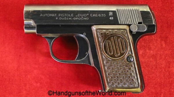 CZ, Duo, 6.35mm, Czech, Dated, 1945, Full Rig, Czechoslovakia, handgun, pistol, C&R, collectible, VP, Vest Pocket, 6.35, 25, .25, acp, auto, with Holster