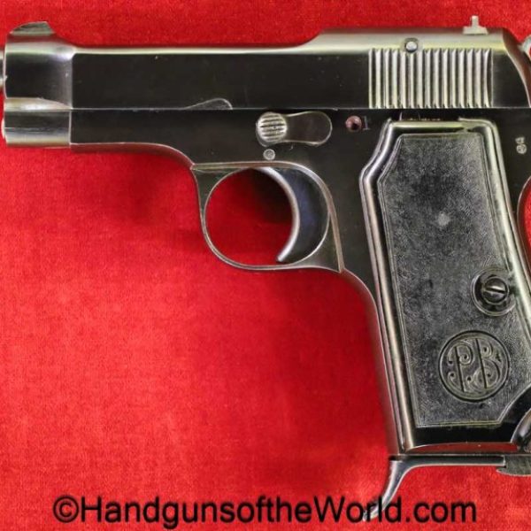 Beretta, 1935, 7.65mm, WWII, Era, with Holster, Italian, Italy, WW2, Handgun, pistol, C&R, collectible, Pocket, 7.65, 32, .32, acp, auto, Model, Blank Slide