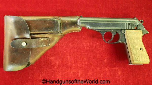 Walther, PP, 7.65mm, GI Assembled, with Holster, Assembled, GI, Liberation, 7.65, 32, .32, acp, auto, German, Germany, handgun, pistol, C&R, collectible