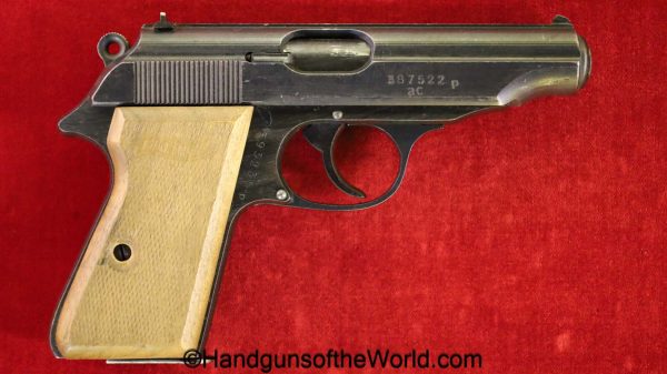 Walther, PP, 7.65mm, GI Assembled, with Holster, Assembled, GI, Liberation, 7.65, 32, .32, acp, auto, German, Germany, handgun, pistol, C&R, collectible