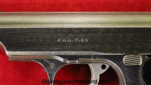 Sauer, 38H, 7.65mm, Late War, German, WWII, Full Rig, WW2, Germany, handgun, pistol, C&R, collectible, 38, h, 7.65, 32, .32, acp, auto, Pocket, with holster