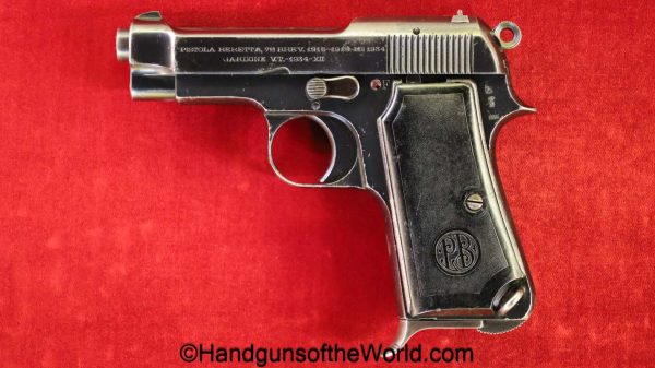 Beretta, 1934, 7.65mm, Transition, Dated, 1934, 1935, handgun, pistol, C&R, collectible, Italy, Italian, Pocket, 32, .32, acp, auto, 7.65
