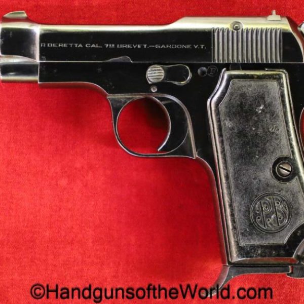 Beretta, 1935, 7.65mm, Very Early, Post-War, Italian, Military, Italy, handgun, pistol, C&R, collectible, Pocket, model, 7.65, 32, .32, acp, auto