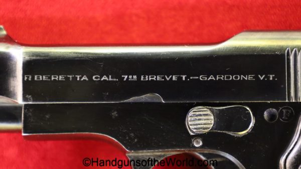 Beretta, 1935, 7.65mm, Very Early, Post-War, Italian, Military, Italy, handgun, pistol, C&R, collectible, Pocket, model, 7.65, 32, .32, acp, auto