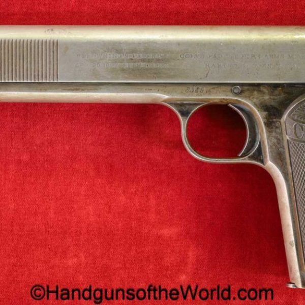 Colt, 1902, Sporting, Copper Queen Consolidated Mining Company, with Letter, Model, Americana, handgun, pistol, C&R, collectible, 38, .38, acp, auto, US