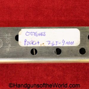Ortgies, Pocket, 7.65mm, Magazine, Clip, Mag, Original, Collectible, 7.65, German, Germany, Handgun, Pistol, acp, auto, 32, .32, Hand gun, Vintage, 9mm, .380
