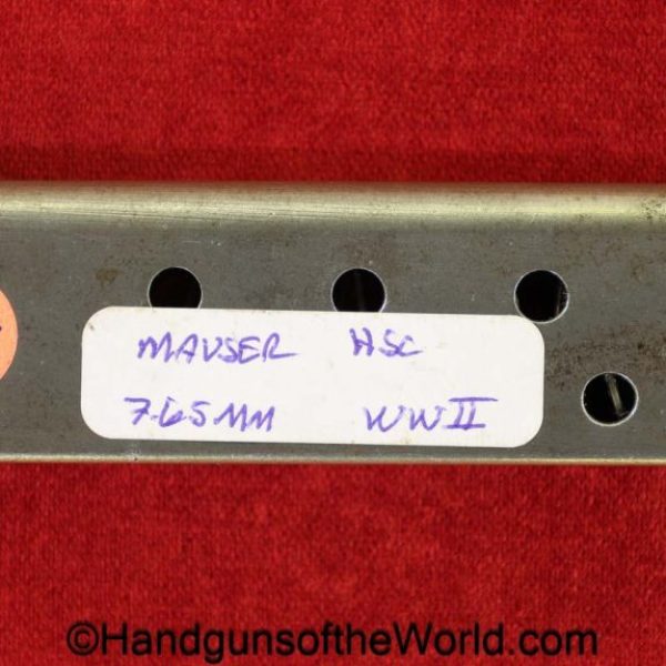 Mauser, HSc, 7.65mm, WWII, era, Magazine, Clip, Mag, Original, Collectible, WW2, Handgun, Pistol, German, Germany, Hand gun, 32, .32, acp, auto, 7.65
