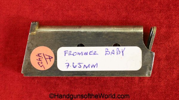 Frommer, Baby, 7.65mm, Magazine-Clip, Stop, magazine, mag, clip, original, collectible, Hungarian, Hungary, handgun, pistol, 7.65, 32, .32, acp, auto