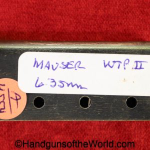 Mauser, WTPII, 6.35mm, Magazine-Clip, Magazine, Mag, Clip, WTP, II, 2, German, Germany, 6.35, 25, .25, acp, auto, WTP-II, WTP-2, 6.35, 25, .25, acp, auto