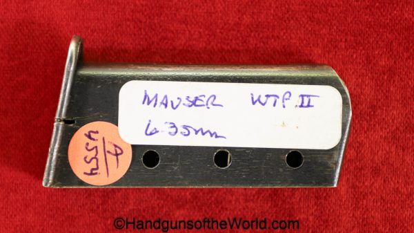 Mauser, WTPII, 6.35mm, Magazine-Clip, Magazine, Mag, Clip, WTP, II, 2, German, Germany, 6.35, 25, .25, acp, auto, WTP-II, WTP-2, 6.35, 25, .25, acp, auto