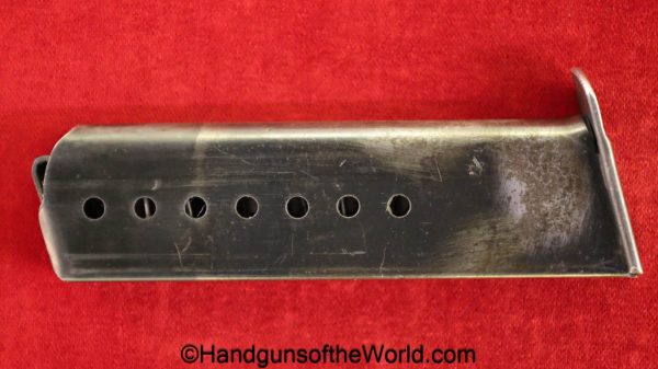 Walther, P-38, 9mm, Magazine, Clip, Mag, Original, Collectible, German, Germany, WWII, WW2, P38, P.38, P 38, Handgun, Pistol, WaA 135, WaA135, Hand gun