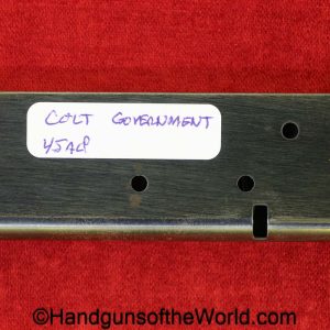 Colt, Government, Government Model, .45acp, Magazine, Mag, Clip, Original, USA, America, American, Post-War, Handgun, Pistol, 1950s, 45, .45, acp, auto