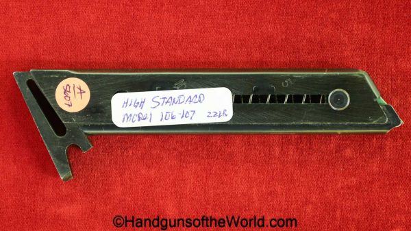 High Standard, Models 106/107, .22lr, Magazine-Clip, magazine, mag, clip, original, collectible, 106, 107, model, Hi Standard, Hi-Standard, 22, .22, 22lr