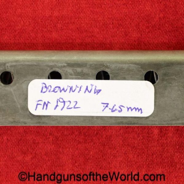 FN, Browning, 1922, 7.65mm, Magazine, Clip, Mag, Original, Collectible, Post War, Post-War, Belgian, Belgium, Handgun, Pistol, 32, .32, acp, auto, 7.65