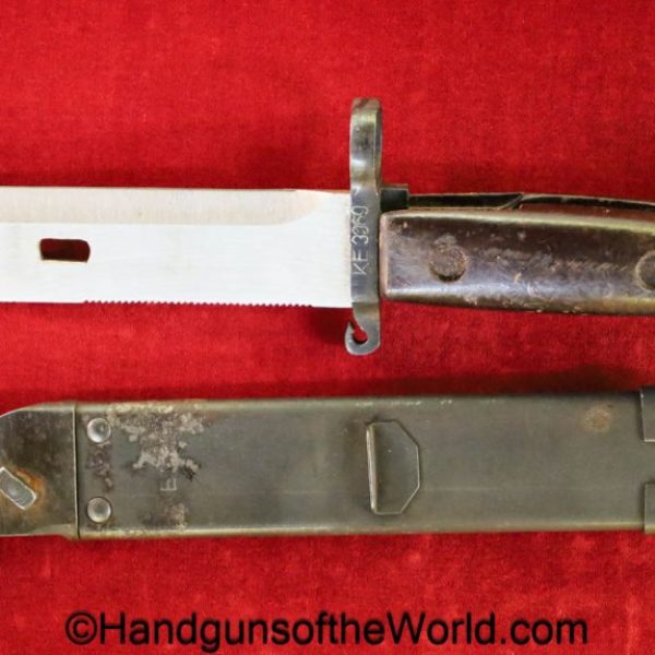 AK-47, Bayonet, Romanian, Contract, Romanian Contract, Romania, AK, 47, AKM, Original, Collectible, Matching, Matching Scabbard, Cold War, Rifle