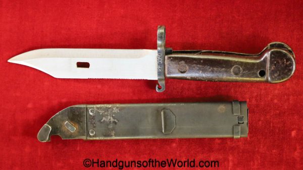 AK-47, Bayonet, Romanian, Contract, Romanian Contract, Romania, AK, 47, AKM, Original, Collectible, Matching, Matching Scabbard, Cold War, Rifle