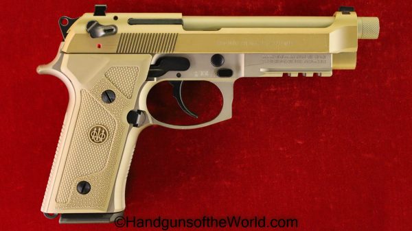 Beretta, M9A3, 9mm, Desert Sand, with Ammo Can Case, with Box, handgun, pistol, modern, collectible, M9, A3, Boxed, Cased, with Case, hand gun