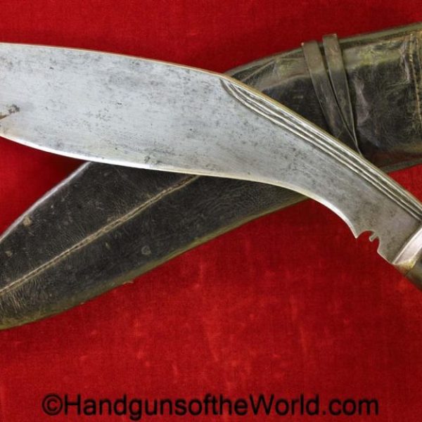 Nepalese, Gurkha, Kukri, Knife, Set, original, collectible, Nepal, Knives, 2, smaller, small, combo, combination, steel, curved, real, old, vintage